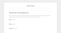 Desktop Screenshot of jamespetzke.com